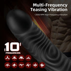 Amoura Realistic Dildo, Flexible Silicone, Vibrating, Women's