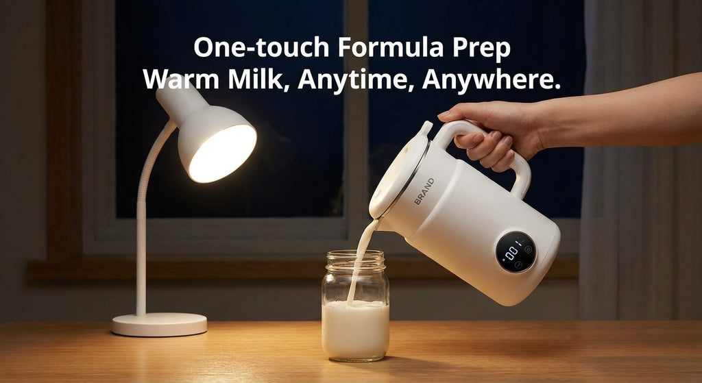 Electric Heating Cup Portable Stainless Steel Bottle Kettle 1L