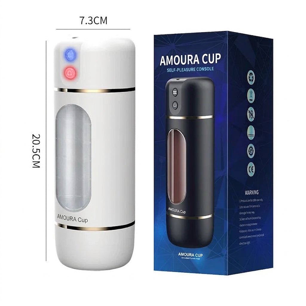 Amoura Male Masturbator, Prostate Massager, Vibrating, Men's, Waterproof