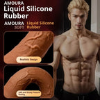 Amoura Anal Dildo, Realistic, Large Size, Manual, Silicone, Waterproof