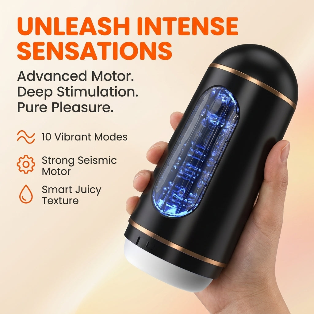 Interactive Male Wellness Cup with Voice Response