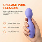 Wholesale Cordless Electric Full Body Massager Silicone Wand Vibrators; Personal Sex Toy Rechargeable External Wand Massager