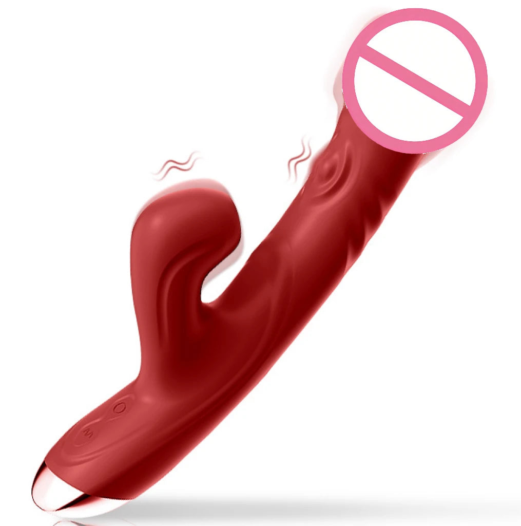 Amoura Clitoral & G-Spot Vibrator, 3-in-1 Suction & Patting, Women's, Medical-Grade Silicone, Waterproof – 3-in-1 suction vibrator