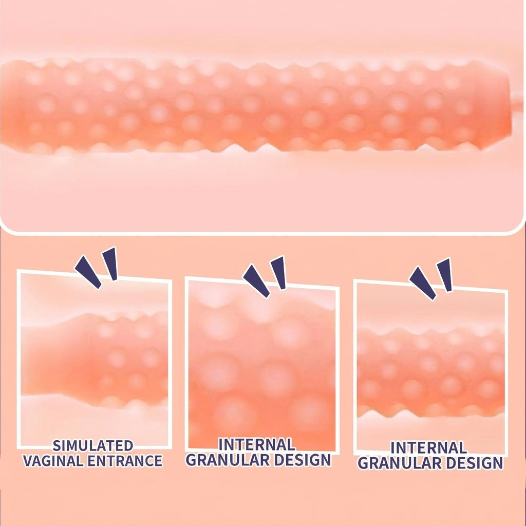 Amoura Men's Stroker Masturbator, Vaginal Simulator, TPE Material