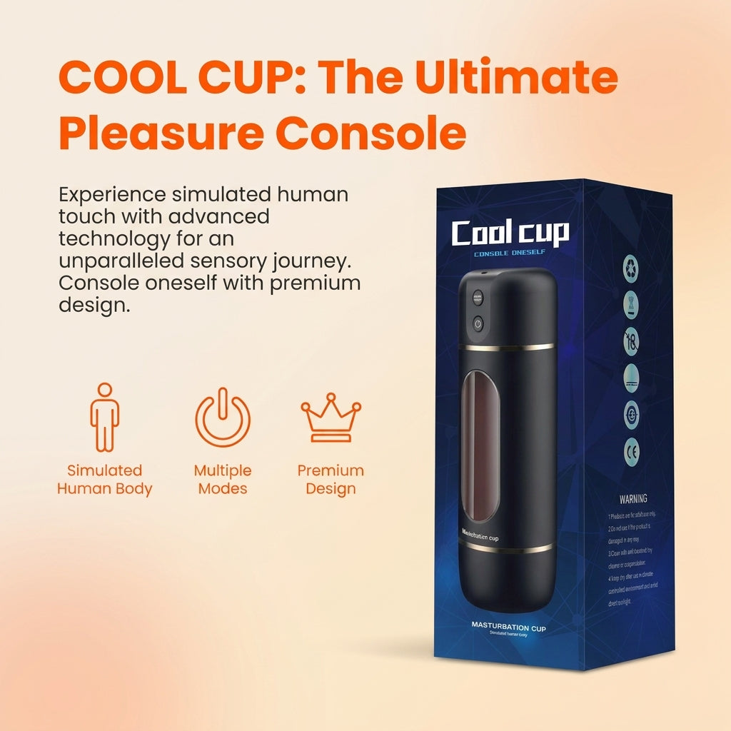 Interactive Male Wellness Cup with Voice Response