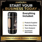 Amoura Vaginal Masturbator, Stroker, Manual, TPE, Waterproof