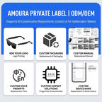 2026 New Cross-Border Hot-Selling Ai Translation Smart Glasses with Call Function, Photochromic Lenses, Bluetooth Wireless Music Glasses