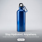Metal Water Bottle – Large Capacity Reusable Drinking Bottle
