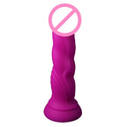 Amoura 8.5" Realistic Dildo, Vibrator, 10-Speed Vibrating, Liquid Silicone, Bendable, Waterproof – bendable dildo