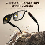 2026 New Cross-Border Hot-Selling Ai Translation Smart Glasses with Call Function, Photochromic Lenses, Bluetooth Wireless Music Glasses