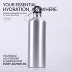 Metal Water Bottle – Large Capacity Reusable Drinking Bottle