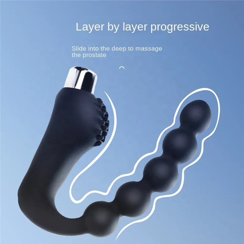 Amoura Prostate Vibrator, Personal Massager, Vibrating, Men's, Battery Operated, Silicone – prostate vibrator