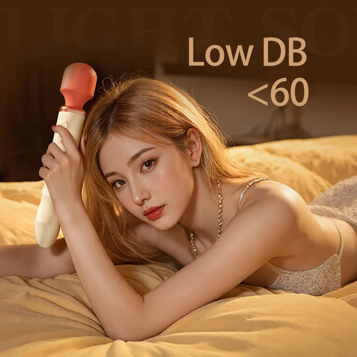 Amoura Vaginal & Anal Double-Ended Vibrator, Personal Massager, Dual Motor Vibrating, Women's, Liquid Silicone, Heating