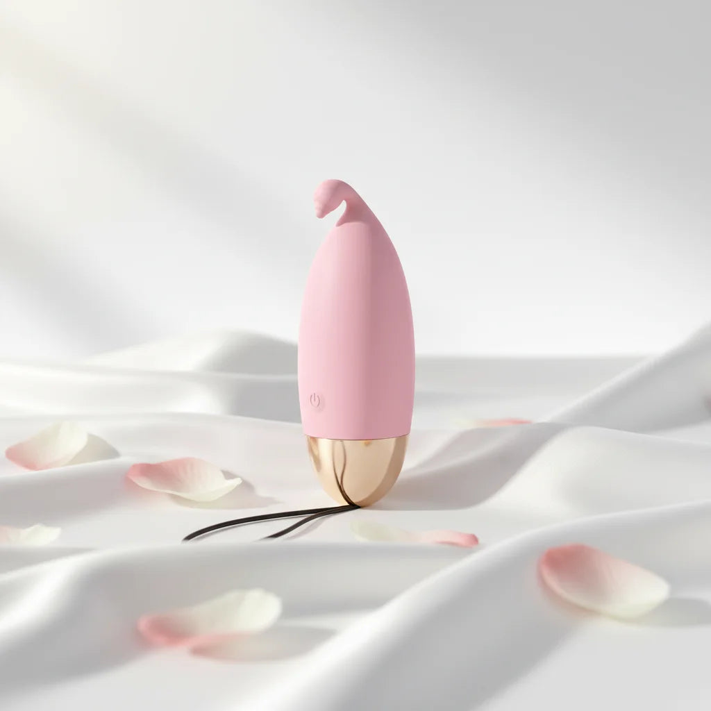 Amoura Clitoral & Nipple Vibrating Egg, Personal Massager, 10-Speed Vibrating, Women's, Silicone, Waterproof IPX7 – love egg