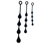 Amoura Anal Plug & Anal Beads, Waterdrop, Silicone, Five Sizes – beginner anal toy