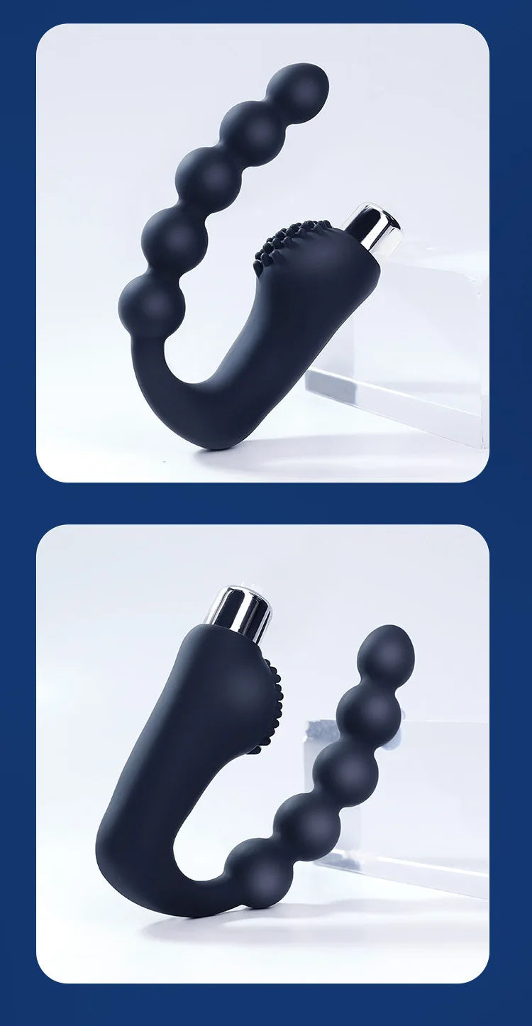 Amoura Prostate Vibrator, Personal Massager, Vibrating, Men's, Battery Operated, Silicone – battery operated toy
