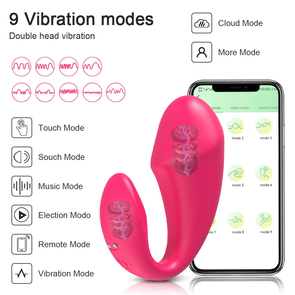 Amoura Clitoral Wearable Vibrator, App-Controlled & Remote, Women's, Medical-Grade Silicone, Waterproof – panty vibrator with remote