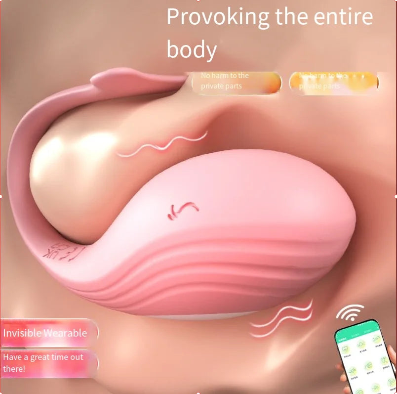 Amoura G-Spot & Clitoral Egg Vibrator, App-Controlled, 9-Frequency, Women's, Silicone – waterproof vibrator