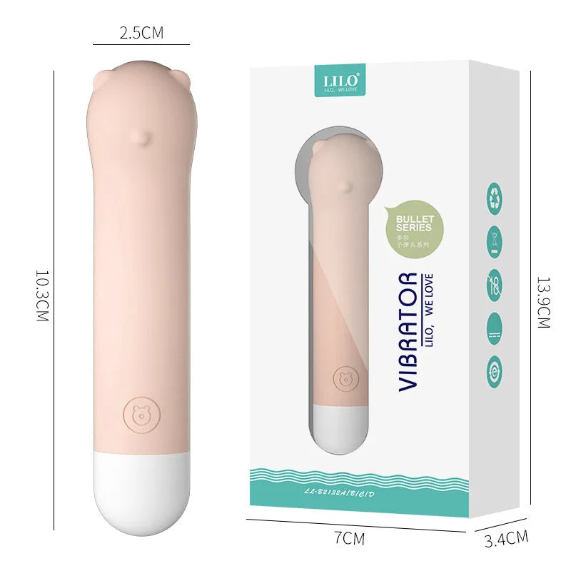 Amoura G-Spot & Clitoral Vibrator, Personal Massager, 10-Mode Vibrating, Women's, Silicone, IPX7 Waterproof – 10-mode vibrator