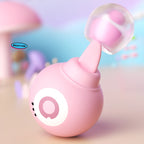 Amoura Nipple & Clitoral Vibrator, Suction & Licking, Women's, Silicone, Waterproof – oral stimulation toy
