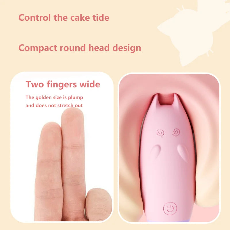 Confused Cat Sex Jumping for Remote Control Vibrator Female Masturbator Waterproof 3-Speed USB Rechargeable Non-Latex Adult Secondary image