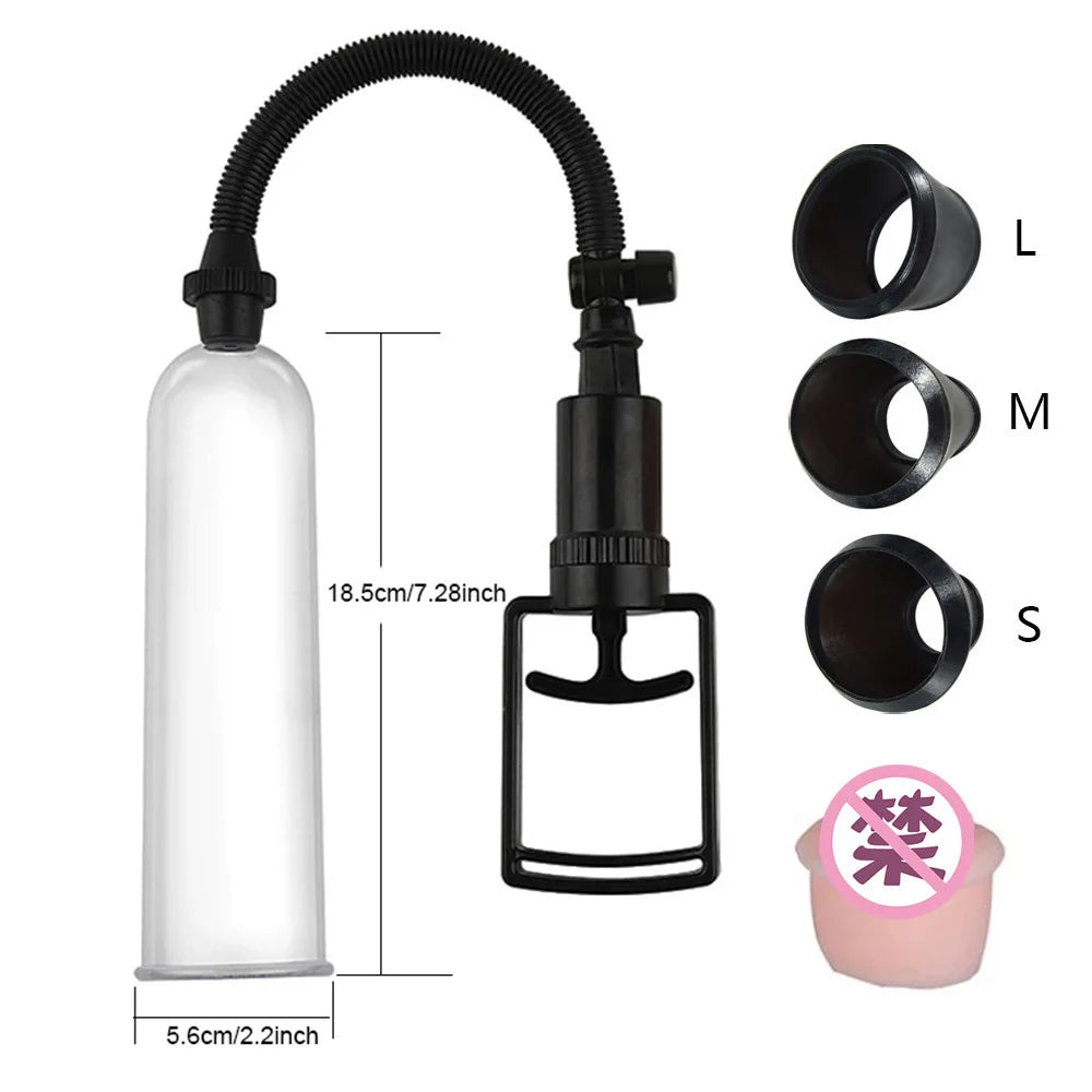 Amoura Male Vacuum Penile Stretcher, Masturbator Sleeve, Vibrating, Manual, Waterproof – vibrating stroker