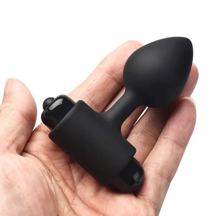 Amoura Anal & G-Spot Vibrator Plug, 10-Mode Vibrating, Women's, Silicone & ABS – personal massager