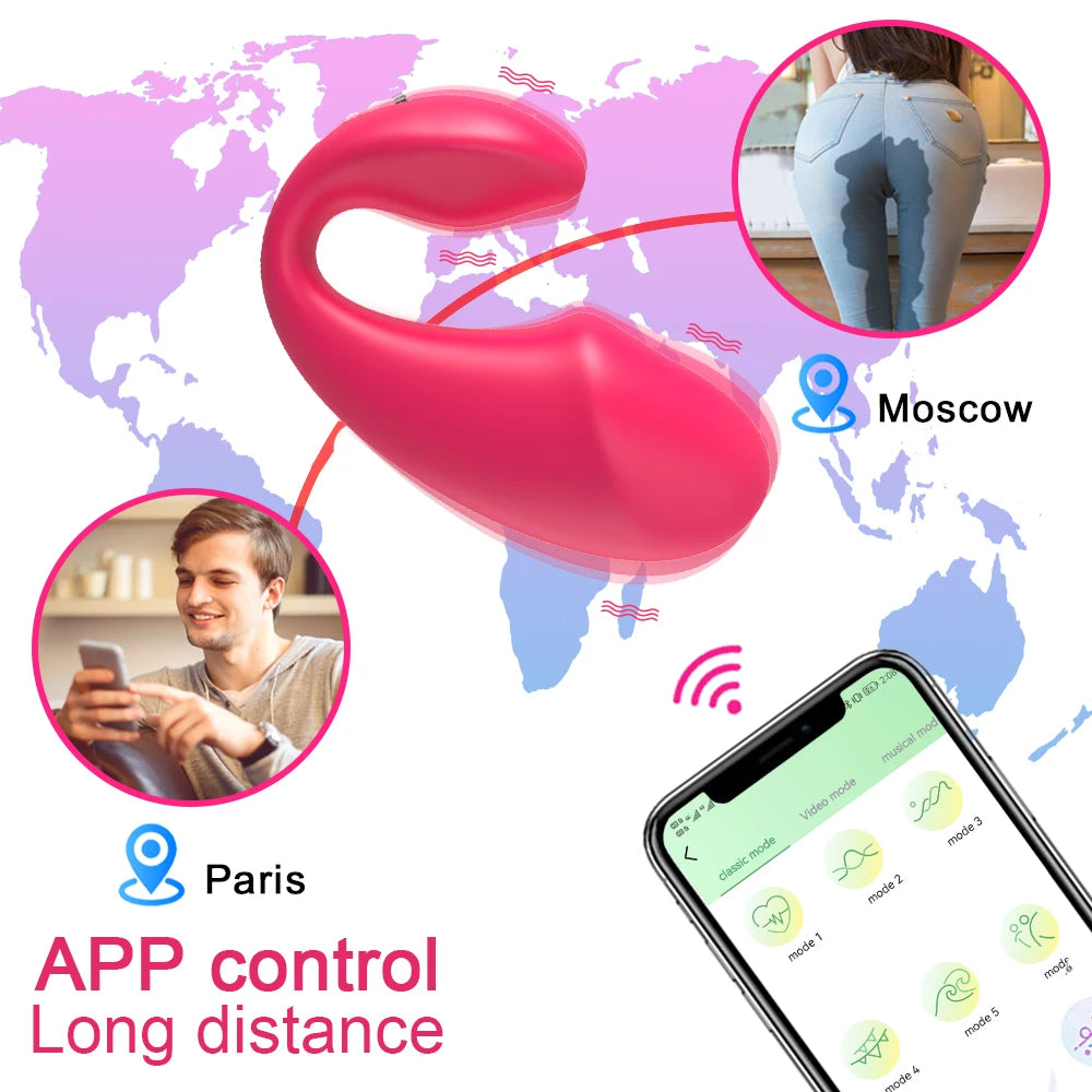 Amoura Clitoral Wearable Vibrator, App-Controlled & Remote, Women's, Medical-Grade Silicone, Waterproof – panty vibrator