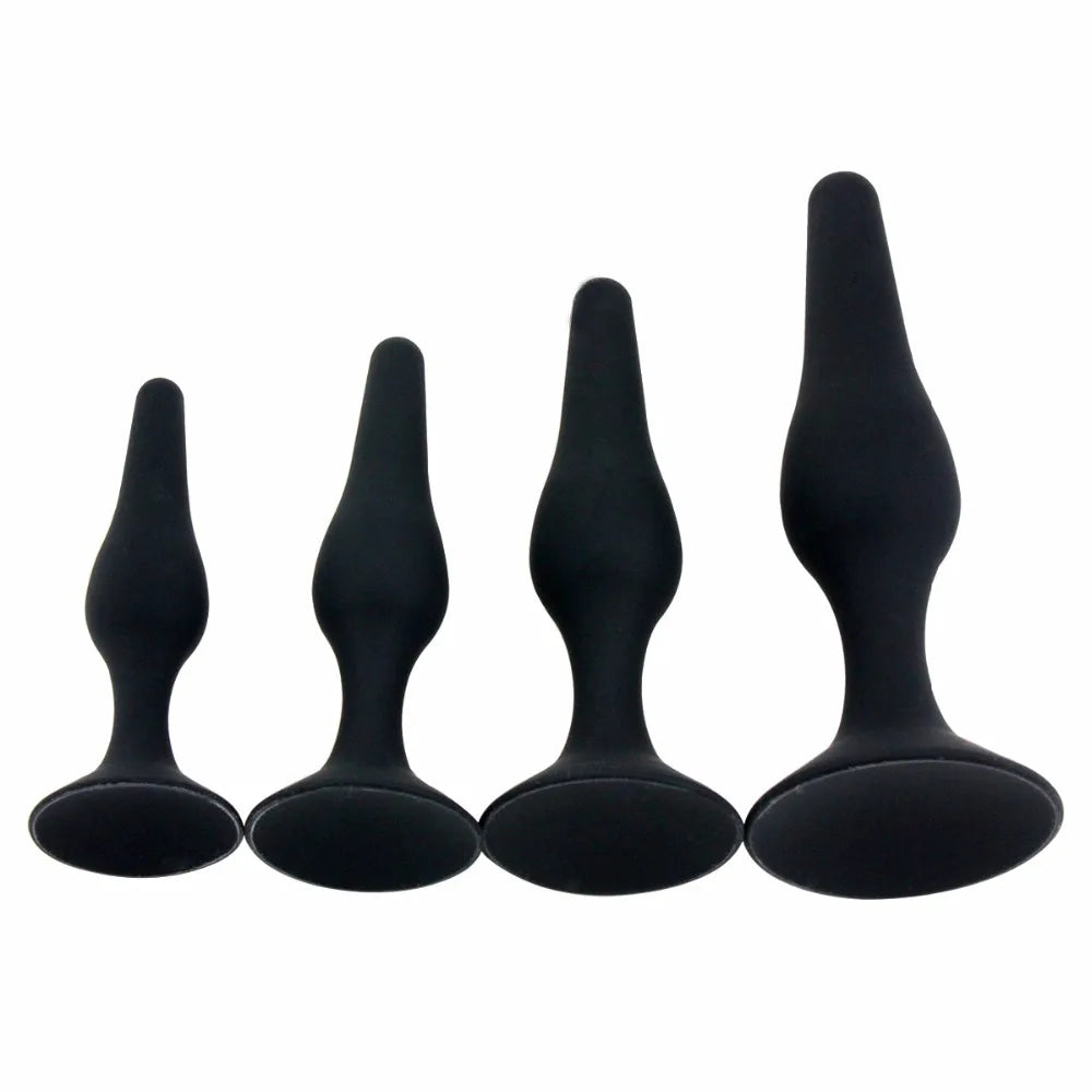 Amoura Prostate & Anal Plug Set, 3 Graduated Sizes, Silicone, Waterproof – waterproof