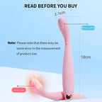 Amoura Double-Head G-Spot & Clitoral Vibrator, Dual Stimulation, Women's, Silicone – personal massager