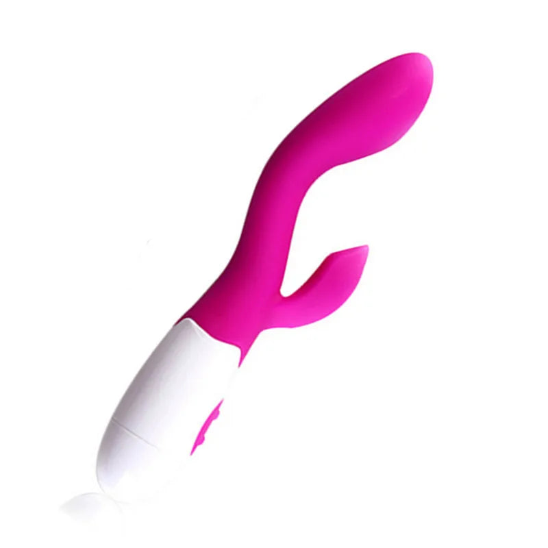 Amoura Rabbit Vibrator, Vaginal & G-Spot Dildo, Vibrating, Women's, Manual, TPE & ABS, Waterproof – rabbit-shaped vibrator