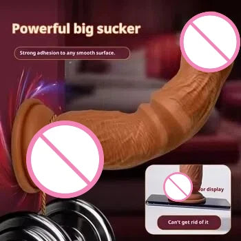 Amoura Realistic Silicone Dildo, Vibrating, Women's, Remote Control, Waterproof – Medical-Grade Silicone