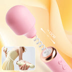 Amoura Love Stick II Clitoral & G-Spot Vibrator, Women's, Heating & Double-Head Vibration, Liquid Silicone, Waterproof – intimate massager