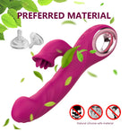 Amoura Clitoral & G-Spot Vibrator, Tongue-Licking Massager, Vibrating, Women's, Manual, Silicone, Waterproof – personal massager
