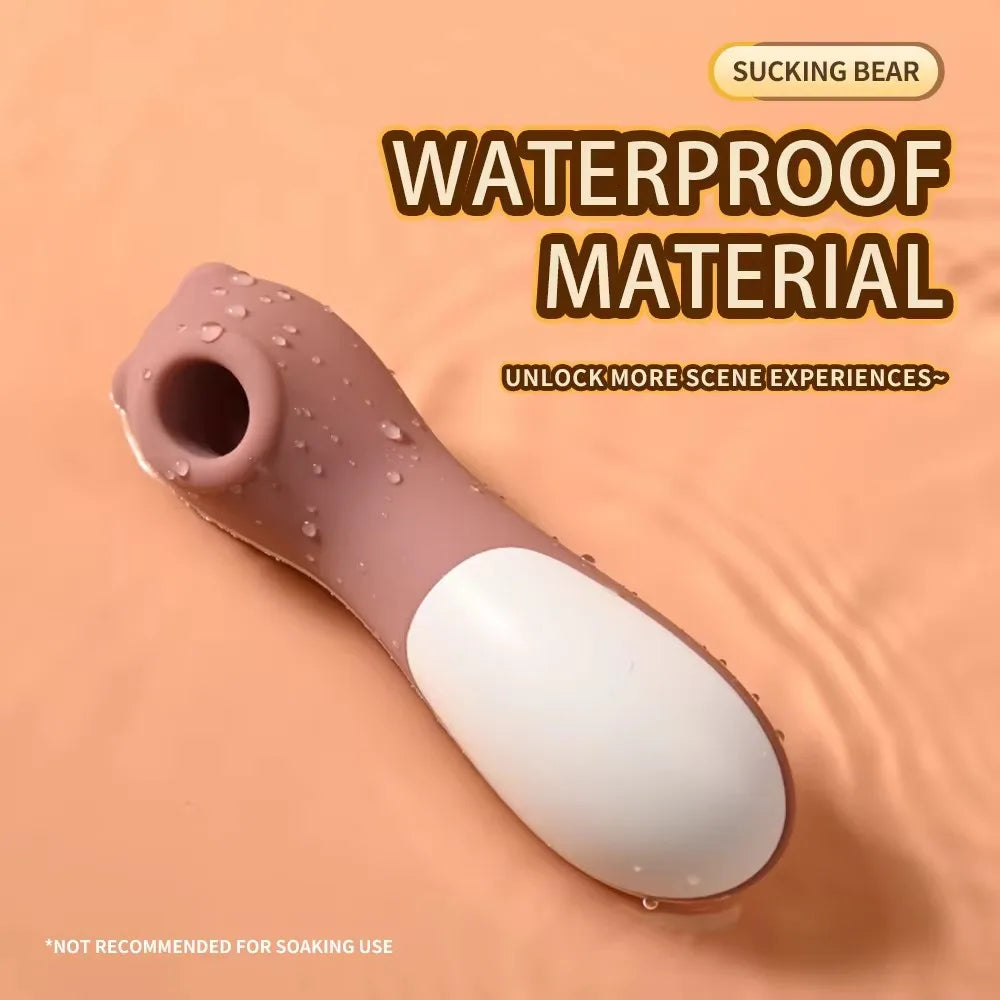 Amoura Clitoral & Nipple Suction Vibrator, Personal Massager, Air Pulse, Women's, Medical-Grade Silicone, Waterproof – oral stimulator vibrator