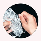 Amoura Male Stroker Cup, Manual Masturbator, Adjustable Vacuum Suction, Transparent TPE – masturbation sleeve