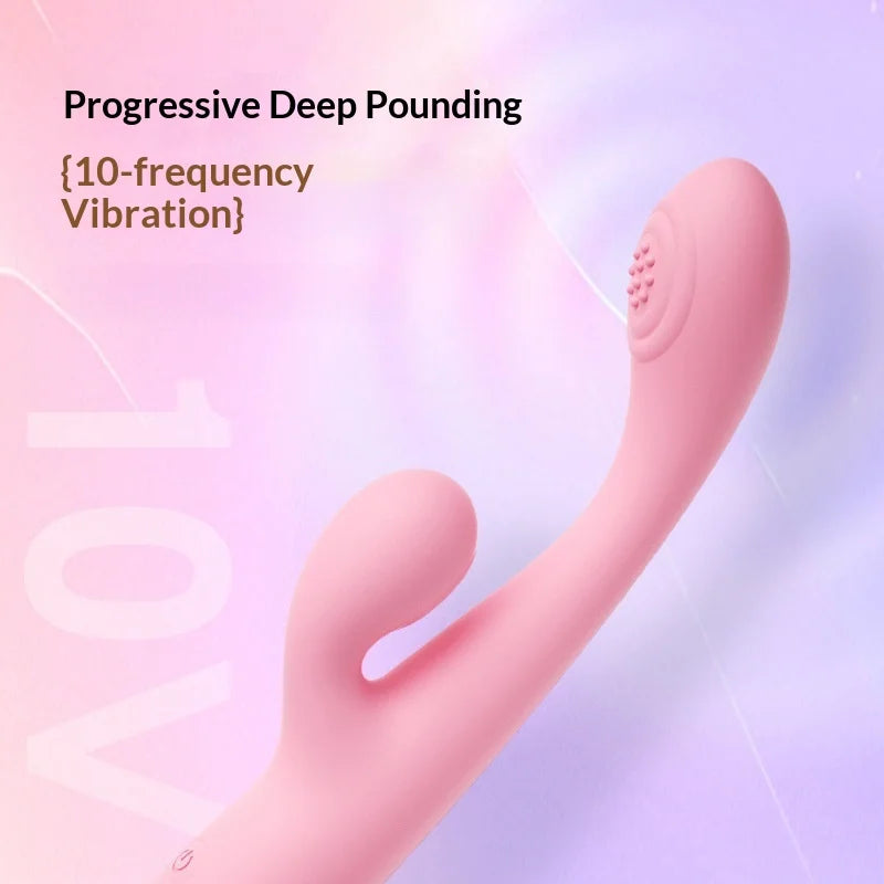 Amoura G-Spot Wand Vibrator, Dual Motor, 10 Modes, Women's, Manual Control, Medical-Grade Silicone, Waterproof – medical-grade silicone vibrator