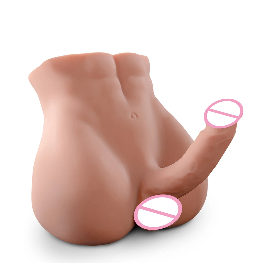 Amoura Vaginal Dildo, Women's, Realistic, TPR, Waterproof – body-safe dildo