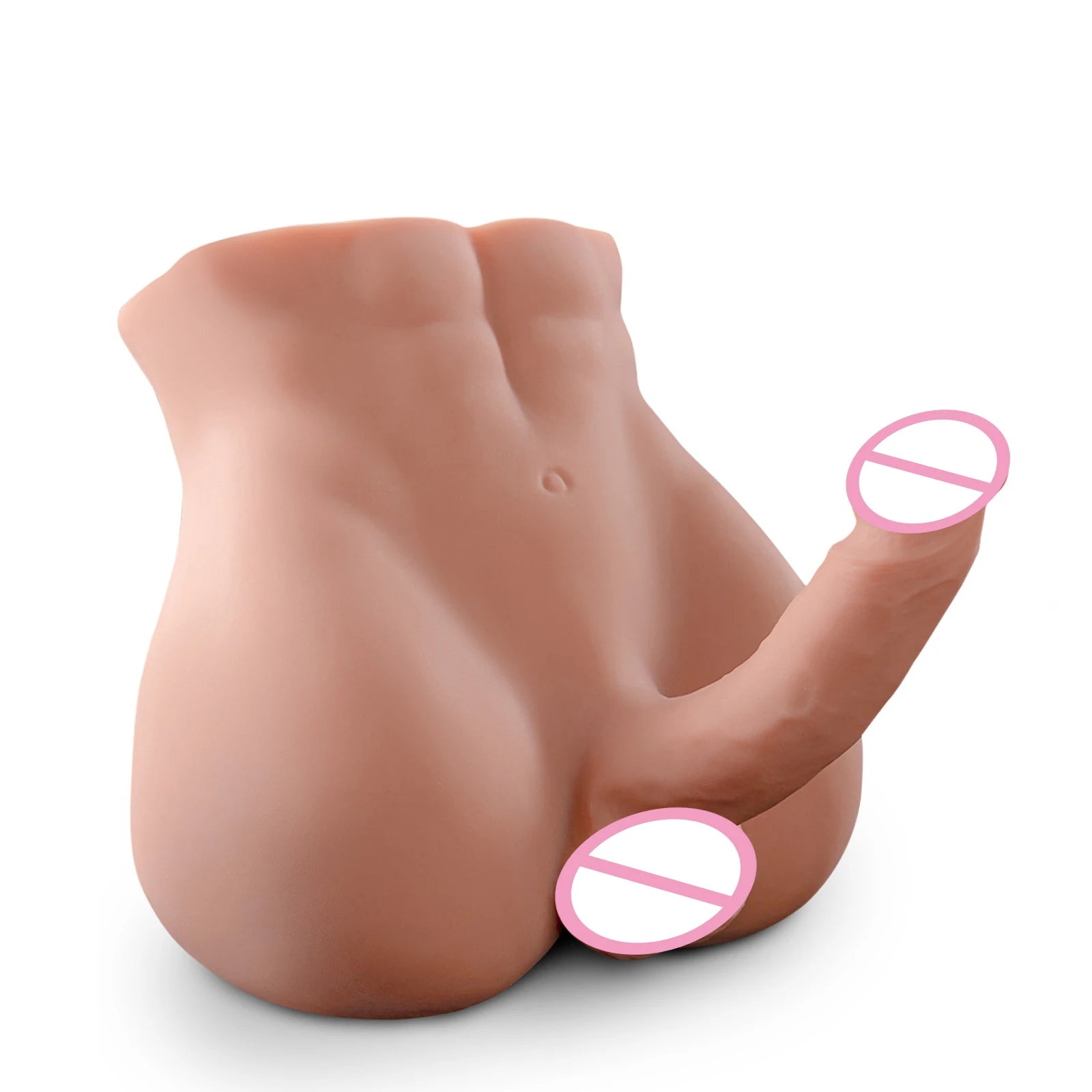Amoura Vaginal Dildo, Women's, Realistic, TPR, Waterproof – body-safe dildo