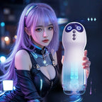 Amoura Realistic TPE Male Masturbator Cup with Voice Function – TPE toy