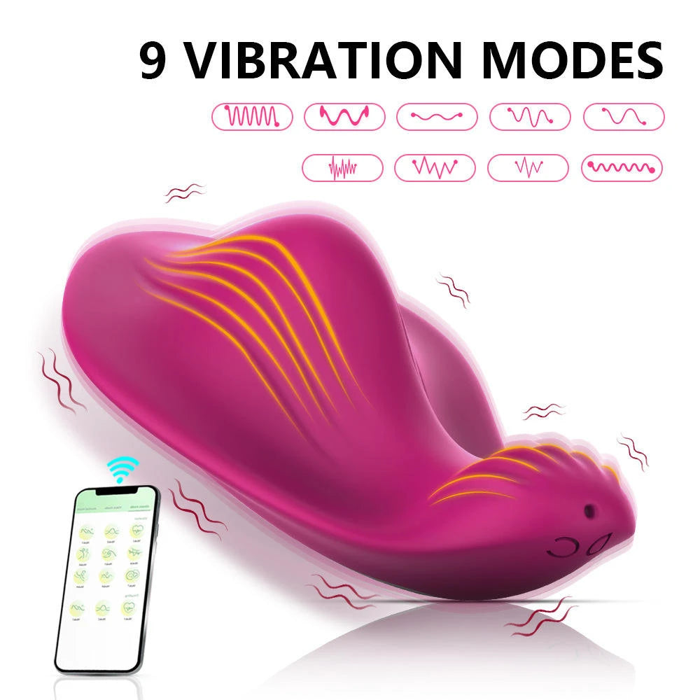 Amoura Clitoral & Vaginal Egg Vibrator, Wearable, App-Controlled, Women's, Medical-Grade Silicone, IPX6 Waterproof – Bluetooth vibrator