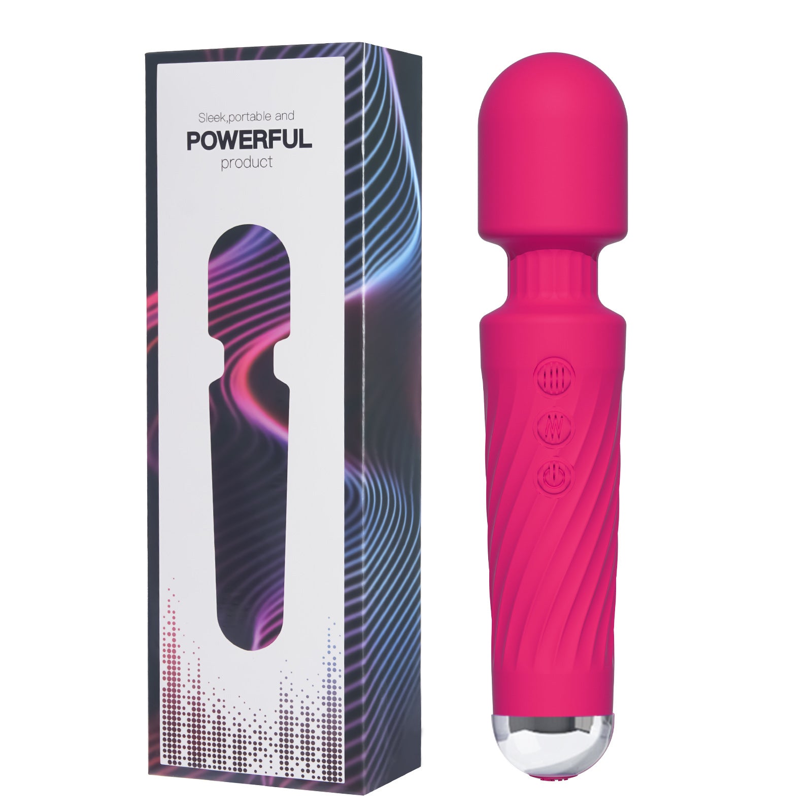🛡️ Waterproof AV Wand Massager—20 Frequencies, Quiet Motor