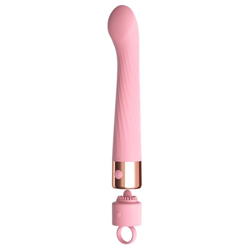 Amoura 5-in-1 Clitoral & G-Spot Tongue Licking Wand Vibrator, Women's – 5-in-1 wand vibrator