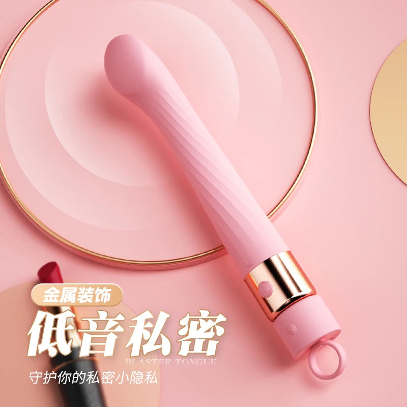 Amoura 5-in-1 Clitoral & G-Spot Tongue Licking Wand Vibrator, Women's – personal massager