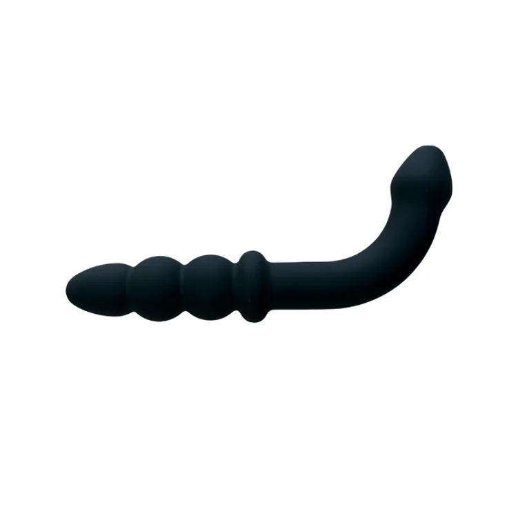 Amoura Anal & Vaginal Curved Beads, Silicone, Waterproof – Curved Anal Beads