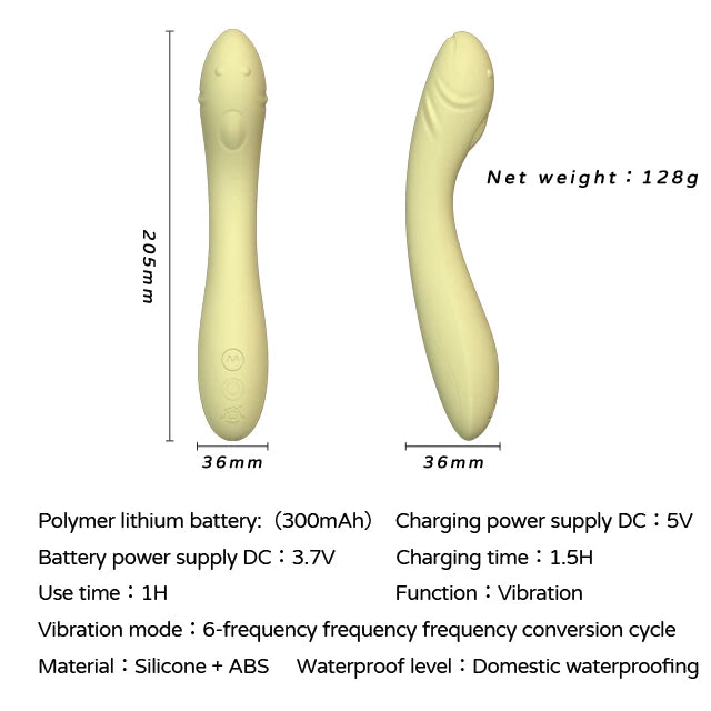 Amoura Anal & G-Spot & Clitoral Wand Vibrator, Women's, Vibrating, Silicone, IPX6 Waterproof – IPX6 Waterproof Vibrator