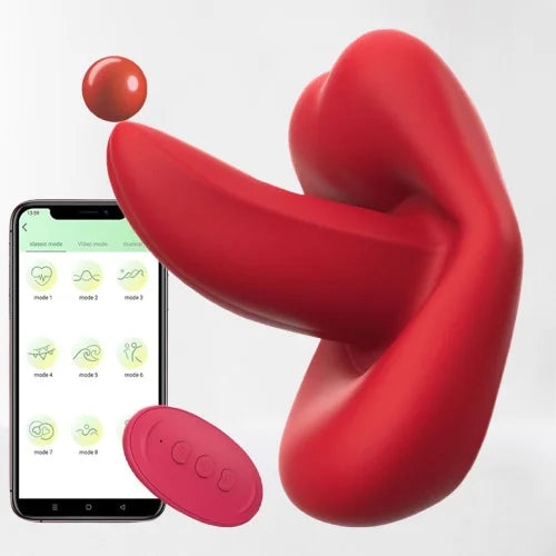 Amoura Clitoral, G-Spot, Nipple & Anal Vibrator, Tongue-Licker, App-Controlled, Silicone & ABS, IPX6 – multi-zone vibrator