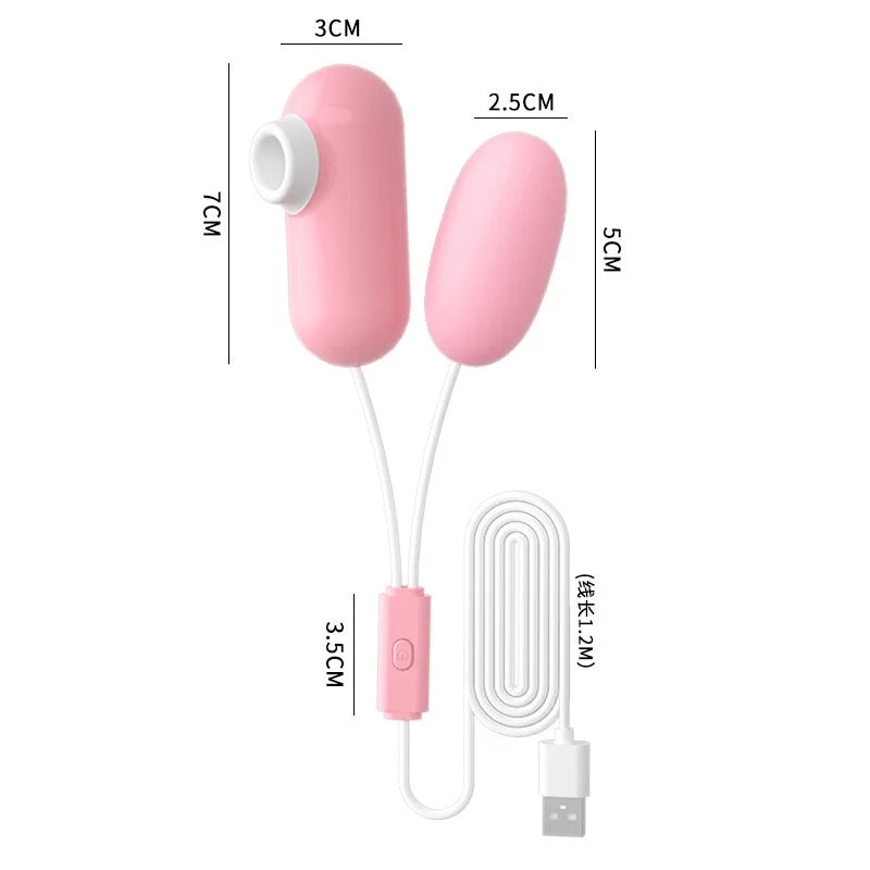 Amoura Clitoral Egg Vibrator, Personal Massager, 10-Frequency Vibrating, Women's, USB Rechargeable, Silicone – 10 frequency vibrator
