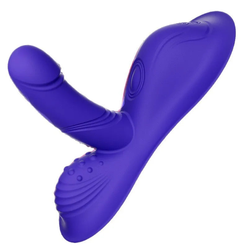 Amoura Clitoral, G-Spot & Anal Riding Vibrator, Grinding, Women's, App-Controlled, Silicone, Waterproof – dual-motor grinding vibrator