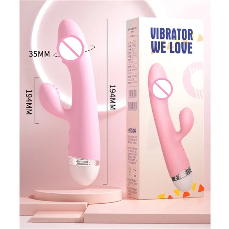 Amoura Clitoral & G-Spot (both zones confirmed in product title and body description), 10-Speed (from spec sheet: '10 vibe mode'), Women's (inferred from source title 'for Woman' and dual – G-spot vibrator